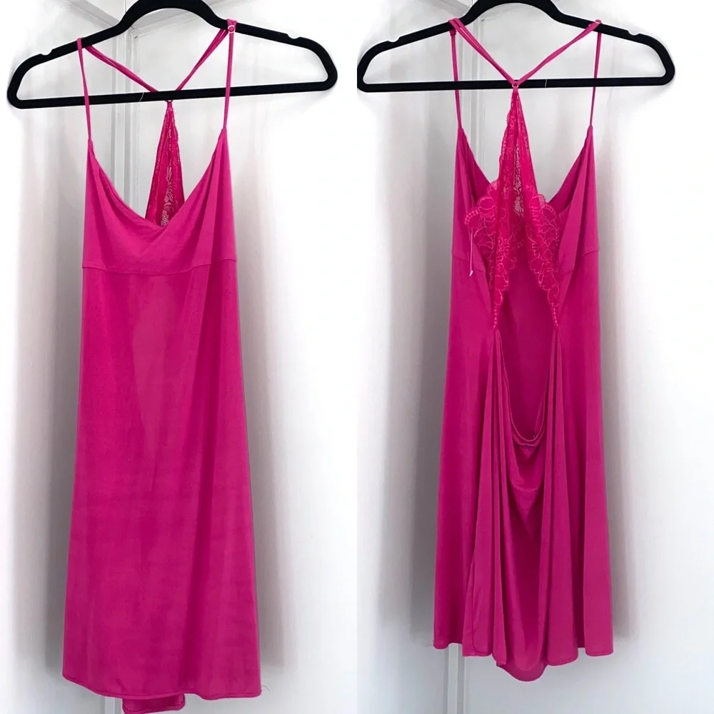 VICTORIA’S SECRET Modal Lace Racerback Mini Slip SZ M NEW!!! - Picture 3 of 6